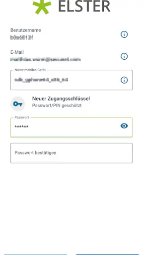 ElsterSecure - sicherer Login