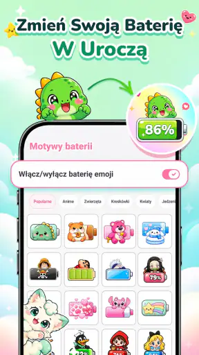 Emoji Battery: Status Bar Icon
