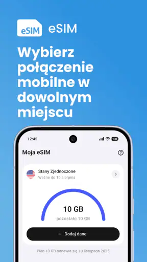 eSIM Internet na Podróże
