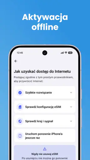 eSIM Internet na Podróże
