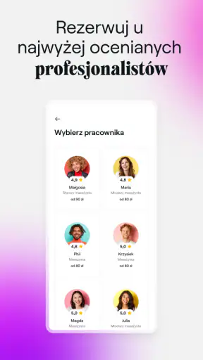 Fresha dla klientów