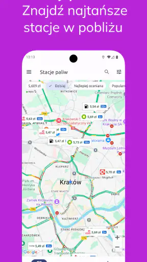Fuelio: dziennik i ceny paliwa