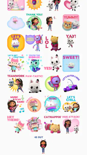 Gabby's Dollhouse Stickers