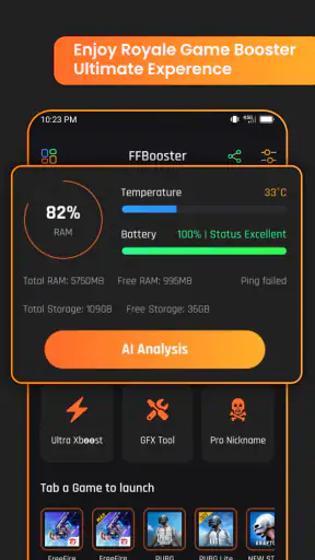 Game booster GFX Fire Fix