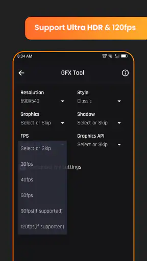 Game booster GFX Fire Fix