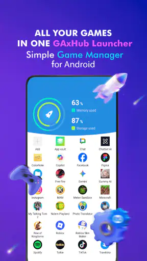 Gax Gaming Hub: Game Launcher