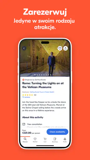 GetYourGuide: Podróże & Bilety