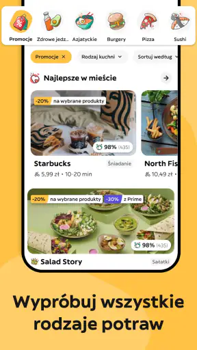 Glovo-dostawa jedzenie i inne