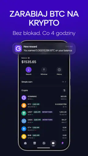 GoMining - BTC Mining & Card