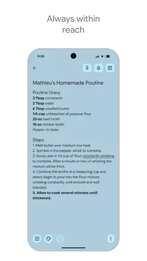 Google Keep – notatki i listy