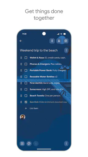 Google Keep – notatki i listy
