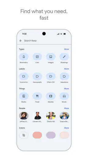 Google Keep – notatki i listy