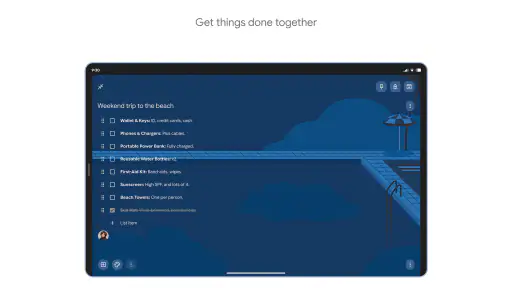 Google Keep – notatki i listy