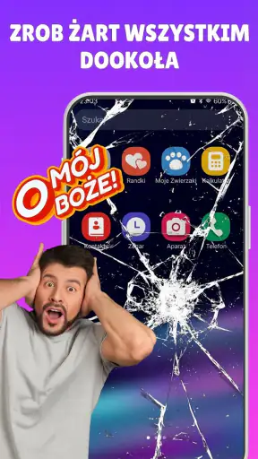 Haha Broken, Pęknięty Ekran