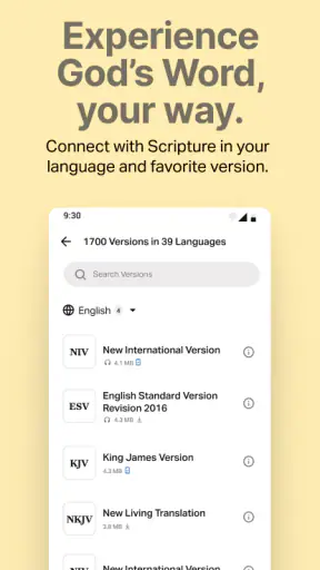 Holy Bible Offline NIV KJV App