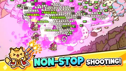 Idle Cat Gunner: Shooter RPG