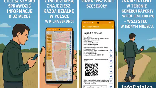 InfoDziałka - granice działki