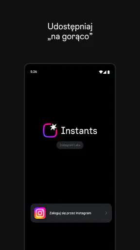 Instants, aplikacja Instagramu
