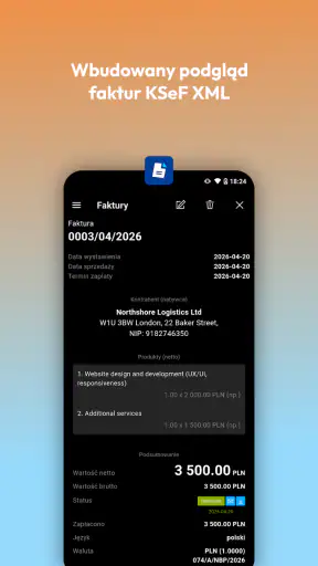 INTAXO - Fakturowanie KSeF