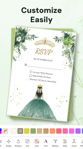 Invitation Card Maker + RSVP