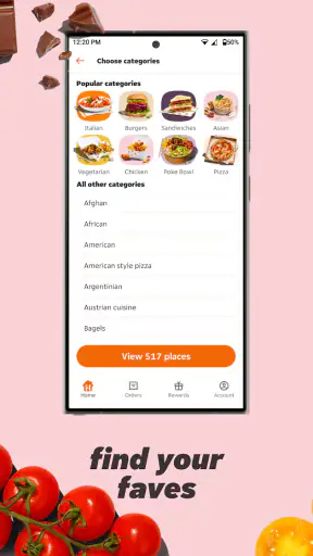 Just Eat: Food and Shops