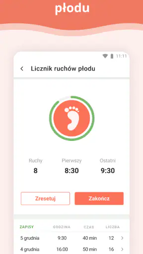 Kalendarz ciąży
