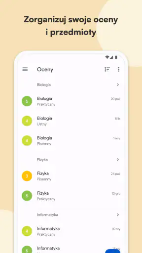 Kalendarz Szkolny: Plan lekcji