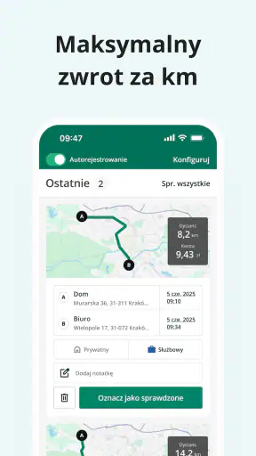 Kilometrówka Driversnote