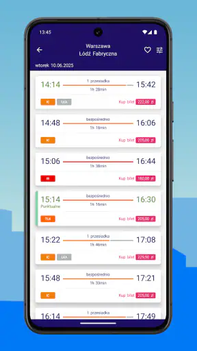 KOLEO - Rozkład PKP i bilety