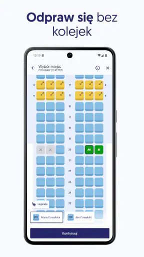 LOT: bilety lotnicze | odprawa