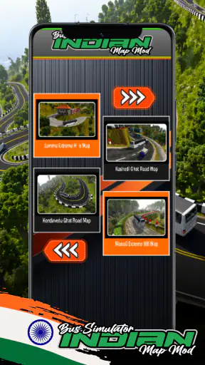 Map BUSSIN Bus Simulator India