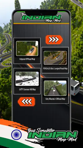Map BUSSIN Bus Simulator India