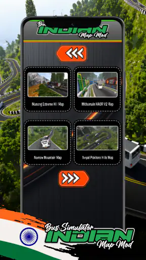 Map BUSSIN Bus Simulator India
