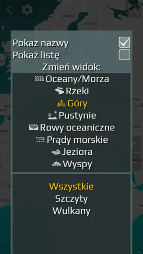 Mapa świata - Quiz