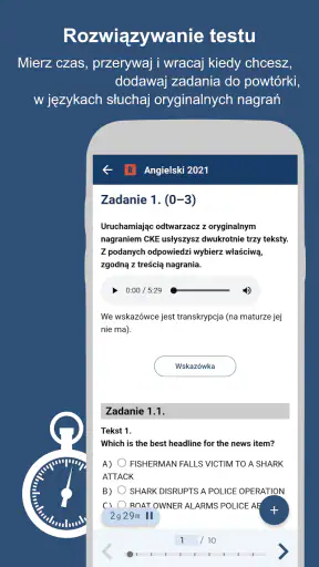 Matura - testy i zadania