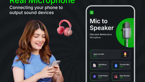 Mic to Speaker Bluetooth Mic