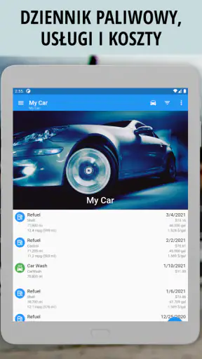 Moje auto: Dziennik paliwa