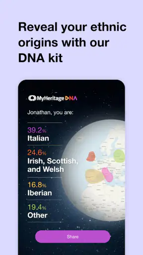 MyHeritage: drzewo rodu i DNA