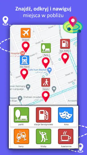 Nawigacja GPS, mapy i trasa