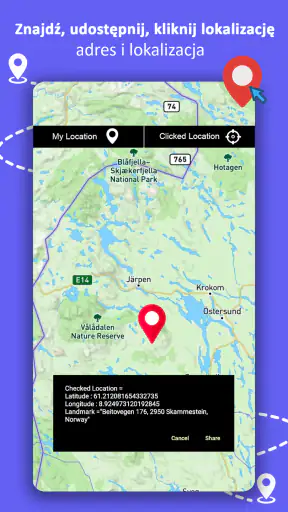 Nawigacja GPS, mapy i trasa