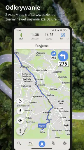 Nawigacja Planer tras AutoMapa