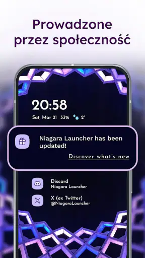 Niagara Launcher Ekran główny