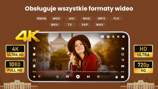 Odtwarzacz HD Różne formaty