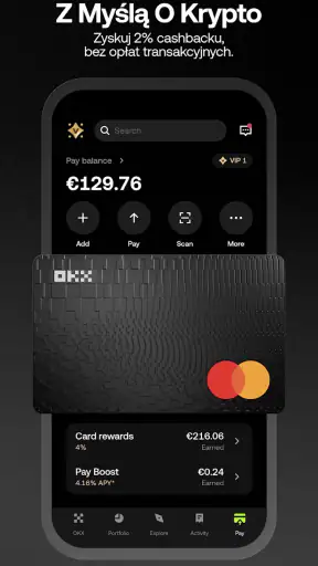 OKX: Kup Bitcoina BTC i krypto