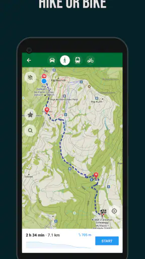 Organic Map・mapy i GPS offline
