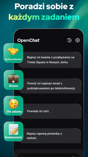 Otwarty Czat: Aplikacja Bot AI