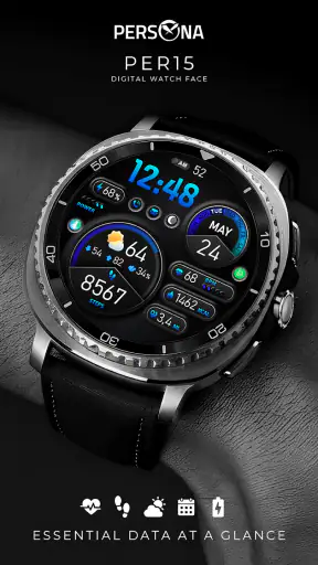 PER15 Sport Digital Watch Face