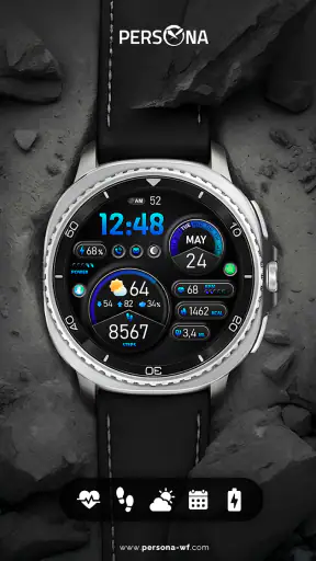 PER15 Sport Digital Watch Face