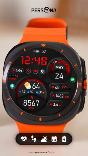PER15 Sport Digital Watch Face