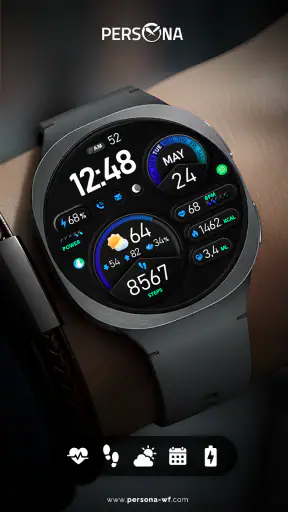 PER15 Sport Digital Watch Face